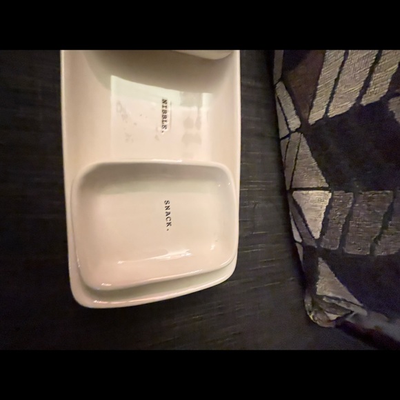 Rae Dunn snack tray and bowl - Picture 8 of 8